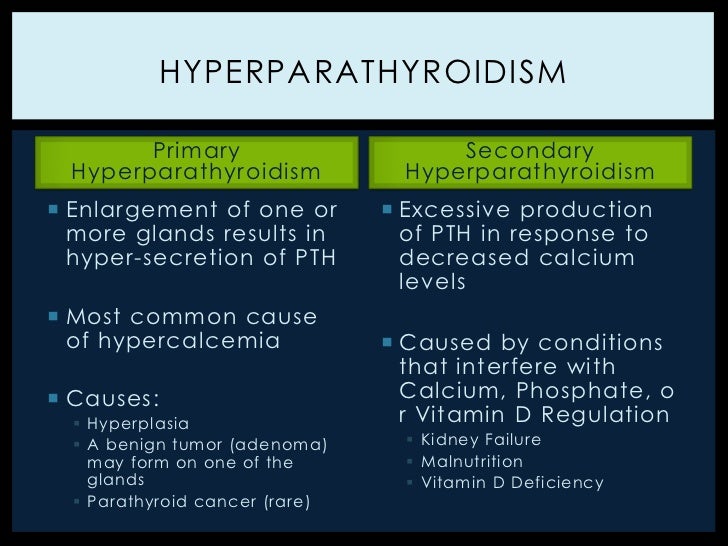 parathyroidism symptoms checklist