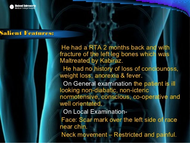 SPINAL TRAUMA/ INJURY: CASE PRESENTATION- WEAKNESS OF LIMBS FOLLOW…