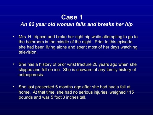 Osteoporosis case study quizlet image