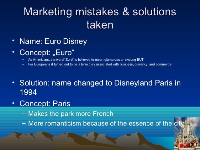 euro disney essay Euro disney: from dream to nightmare (1987-1994) for years, the disney theme park empire was built upon three crown jewels located in california, florida, and japan. euro disney essay Euro disney: from dream to nightmare (1987-1994) for years, the disney theme park empire was built upon three crown jewels located in california, florida, and japan.