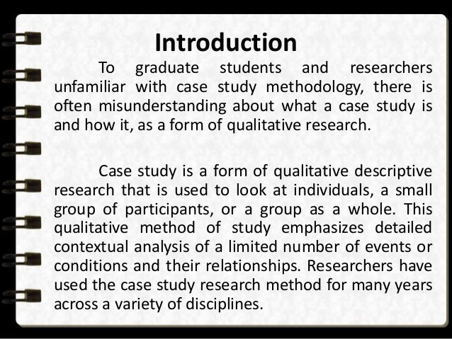 Case Study Research Design - How to conduct a Case Study