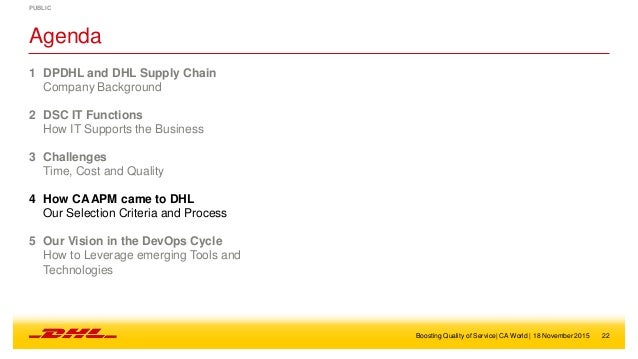 case study supply chain management dhl case study supply chain management dhl