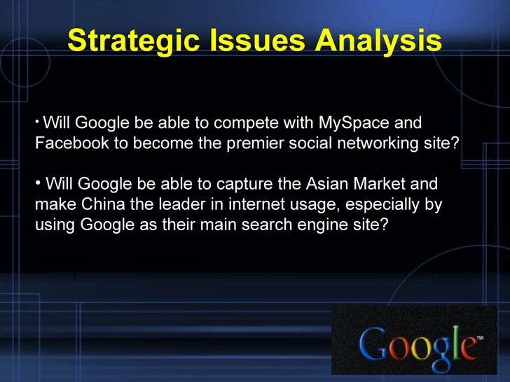 Google case study analysis strategy