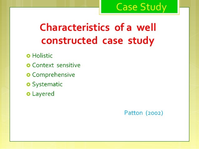 What is unit of analysis in case study research