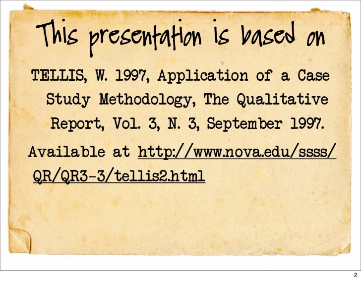 Qualitative research and case study applications in education