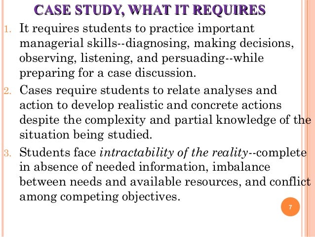 Define case studies