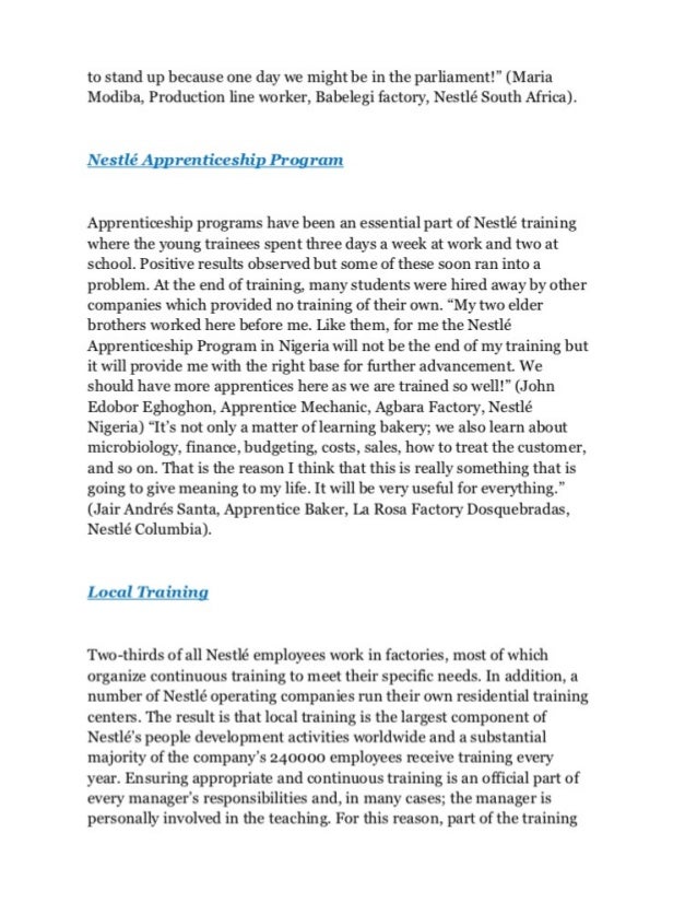 a case study on nestle a case study on nestle
