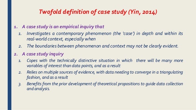 Yin case study pdf