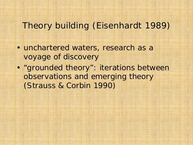Building theories from case study research