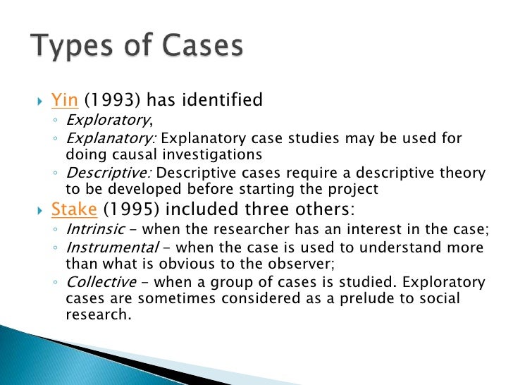 Research case study