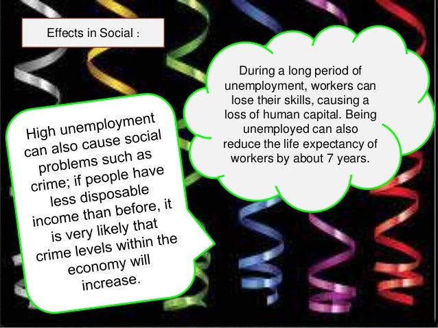 Unemployment cause and effect essay
