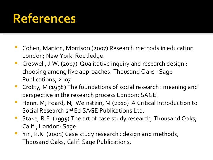 Case study research design and methods ppt