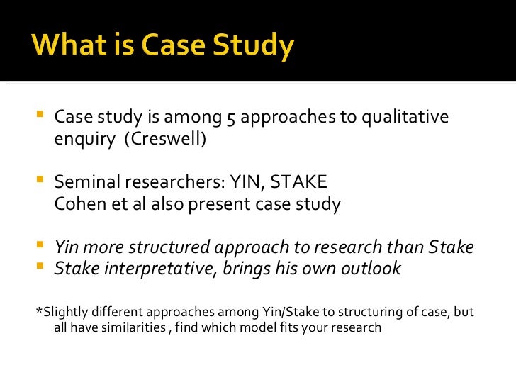 Qualitative research and case study applications in education