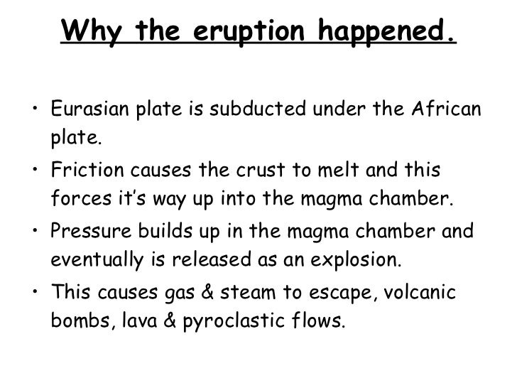 Case Study Volcanic Eruption Mt Etna