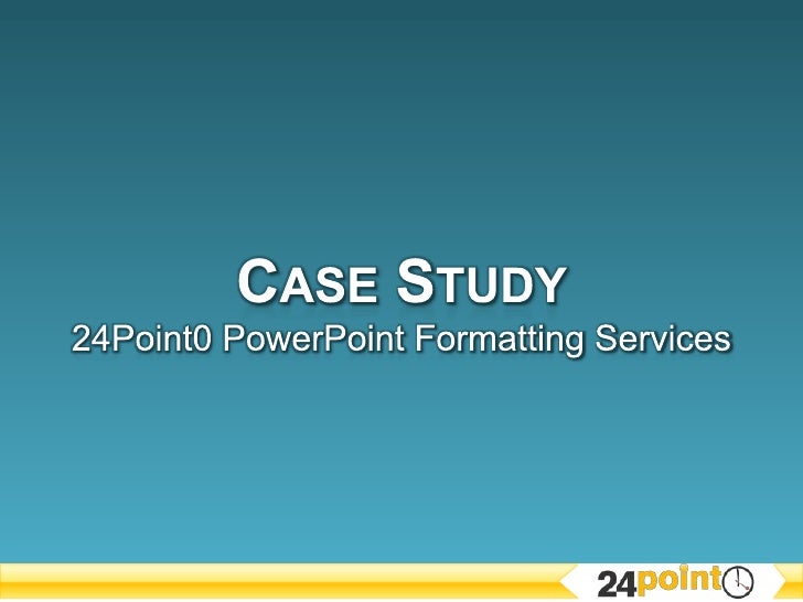 Case study format powerpoint