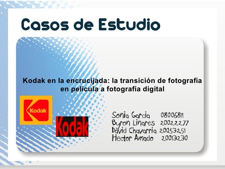 kodak en la encrucijada la transicion de fotografia en pelicula a fotografia digital ¿es posible revertir la situación -- cap 6 : kodak en la encrucijada: la transición de fotografía en película a fotografía digital. kodak en la encrucijada la transicion de fotografia en pelicula a fotografia digital ¿es posible revertir la situación -- cap 6 : kodak en la encrucijada: la transición de fotografía en película a fotografía digital.