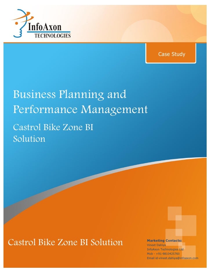 Case study business management planning