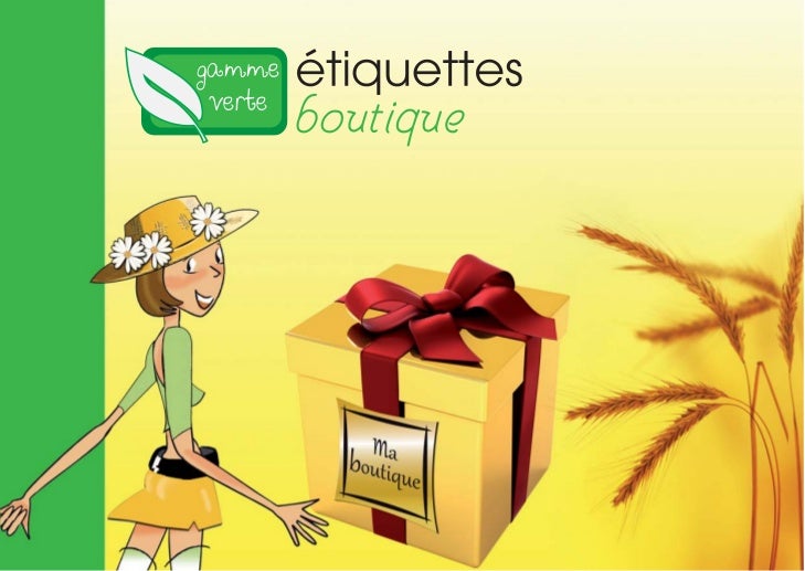 Catalogue Etiquettes boutiques