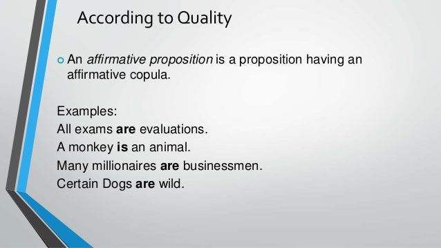 Categorical Propositions Logic