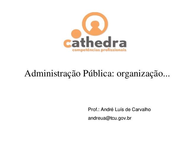 Artigos sobre administracao publica
