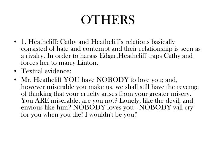 Edgars and catherine's relationship in wuthering heights