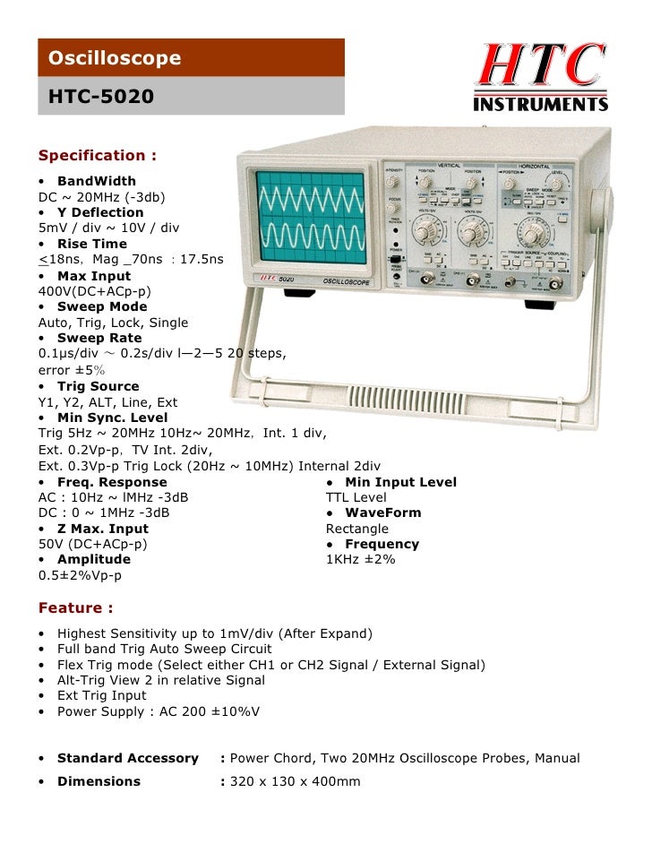 Cathode rayoscilloscopecro20 mhz