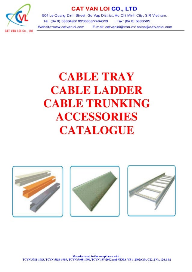 Cat van loi cable tray cable ladder trunking catalog