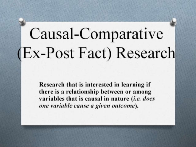 Casual comparative design dissertation