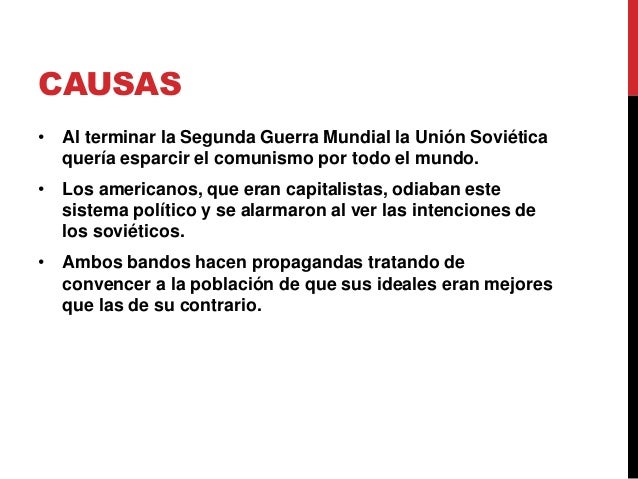 LA GUERRA FRIA