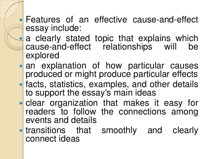 Features Of Essay Writing