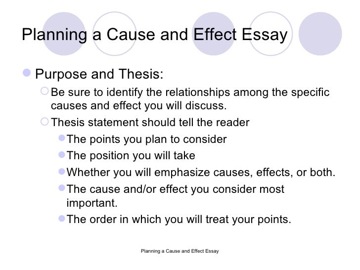 A Good Cause And Effect Essay