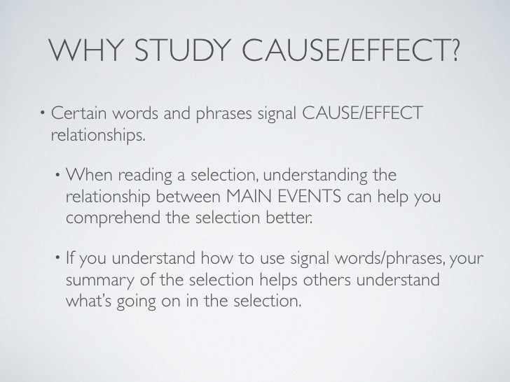 cause and effect signal words pdf cause and effect signal words pdf