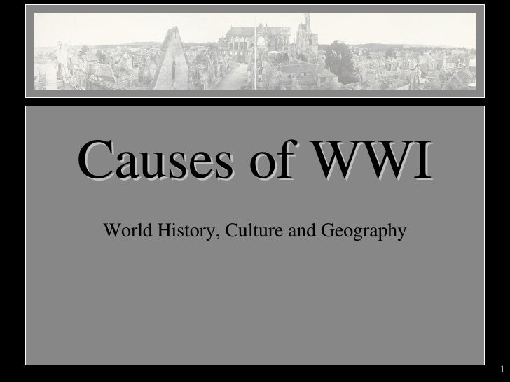 short essay on the causes of ww1 short essay on the causes of ww1