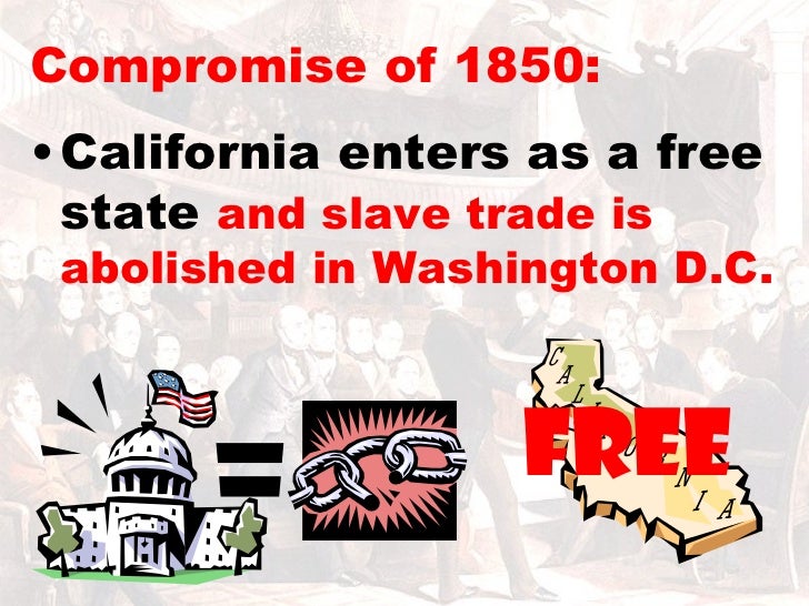 an overview of the infamous great compromise of 1850 The compromise of 1820 is the missouri compromise and it prohibited slavery in unorganized territory of the great plans the compromise of 1850 amitted california as a free st what was the compromise of 1850 and how did it change relations between the north and south. an overview of the infamous great compromise of 1850 The compromise of 1820 is the missouri compromise and it prohibited slavery in unorganized territory of the great plans the compromise of 1850 amitted california as a free st what was the compromise of 1850 and how did it change relations between the north and south.