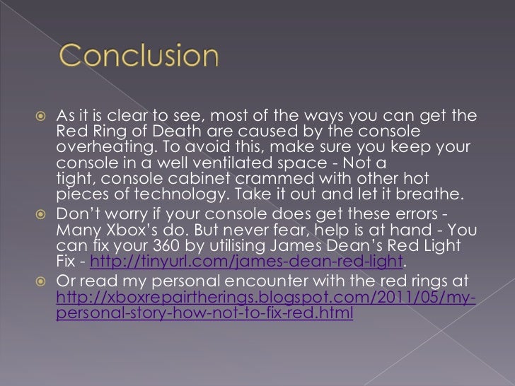 Causes of the Red Ring of Death