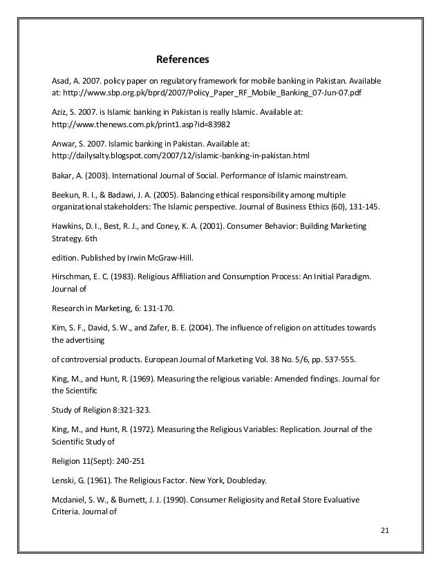 Thesis on customer satisfaction in islamic banking