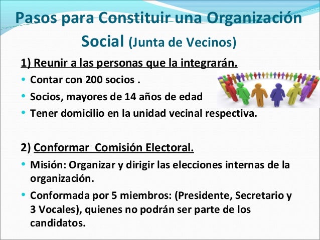 Estatuto Junta de Vecinos