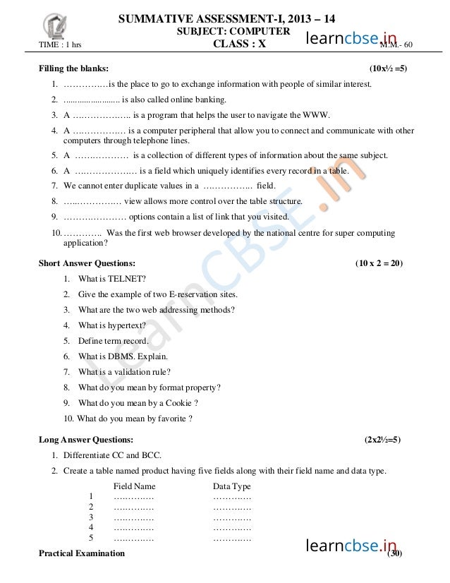 Cbse sample papers for class 9 sa1 english