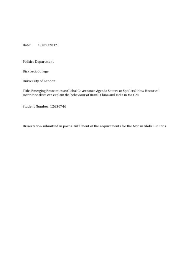 birkbeck politics dissertation birkbeck politics dissertation