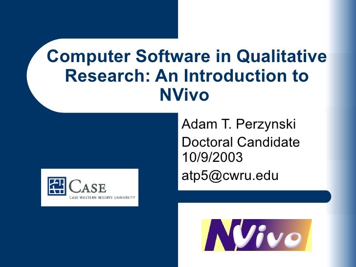 Computer Software in Qualitative Research: An Introduction ...