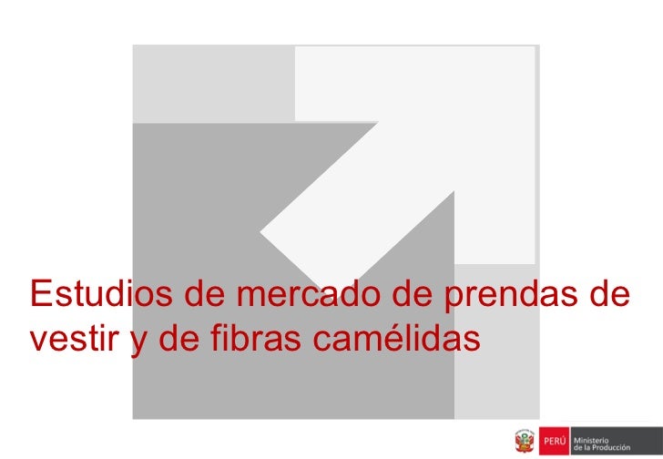 ESTUDIO DE MERCADO EN EL PERU estudio de mercado en el peru: