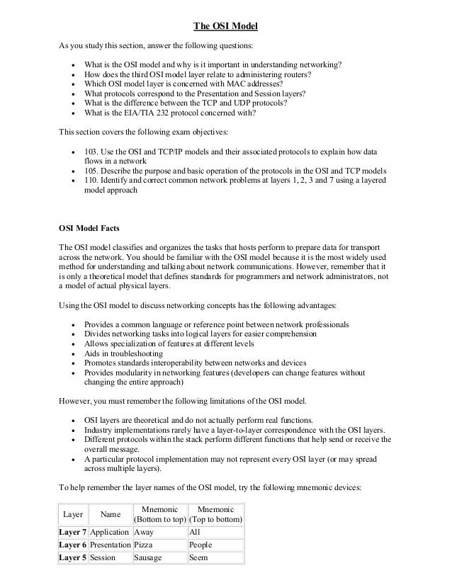 the osi model essay Osi analysis|computer science describe how osi model layers can affect a network's design and networking in general there are two different types of switching technologies available superior essay papers. the osi model essay Osi analysis|computer science describe how osi model layers can affect a network's design and networking in general there are two different types of switching technologies available superior essay papers.