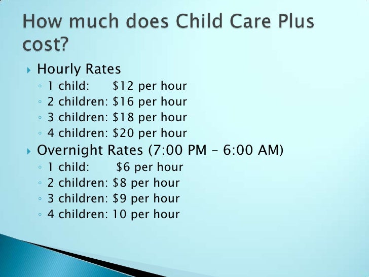 Child Care Plus information session