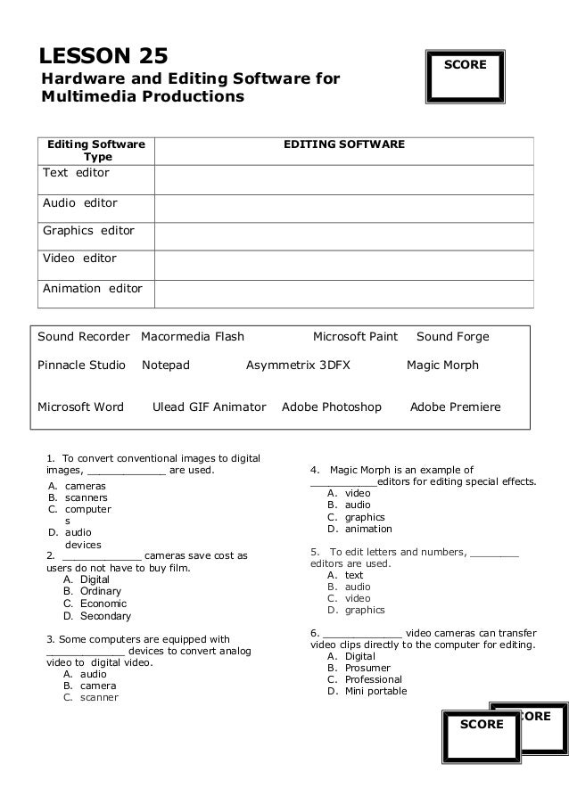 28 Computer Hardware And Software Worksheet Answers - Worksheet