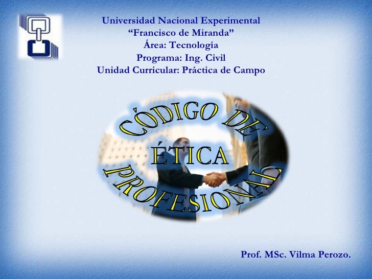 CODIGO ETICA INGENIERO codigo etica ingeniero: