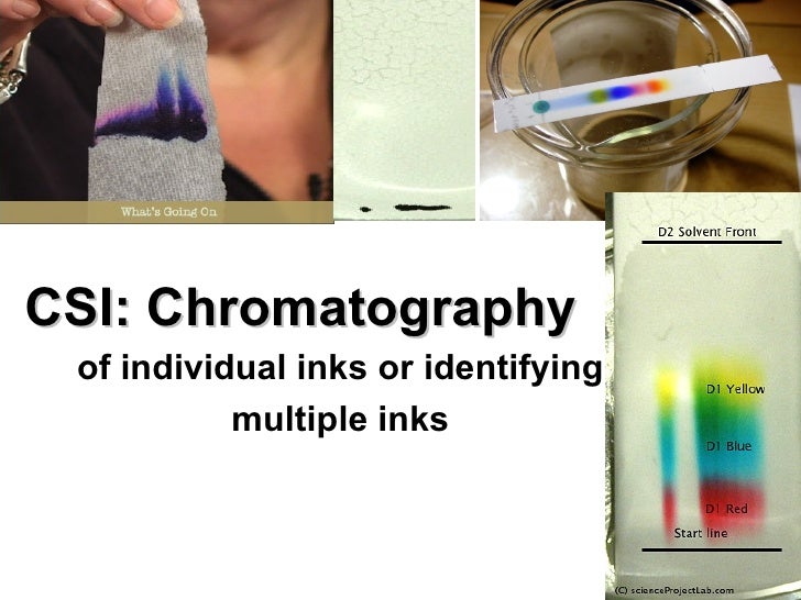 lab report on chromatography lab report on chromatography