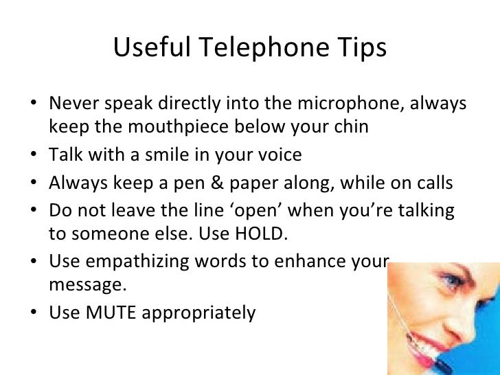 Telephone Etiquette