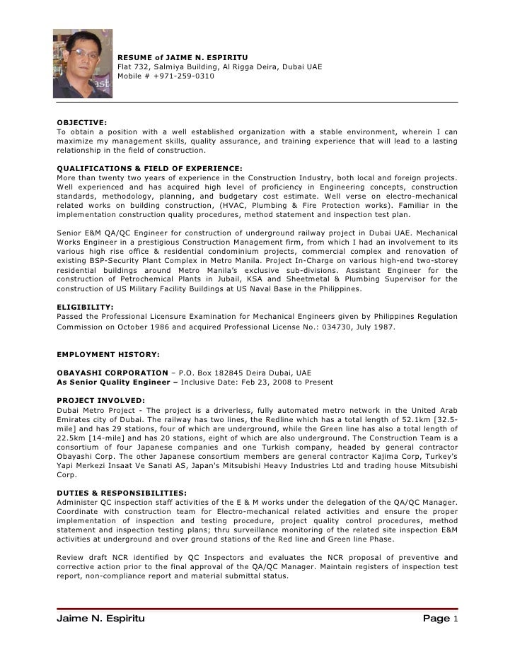 mechanical engineering personal statement