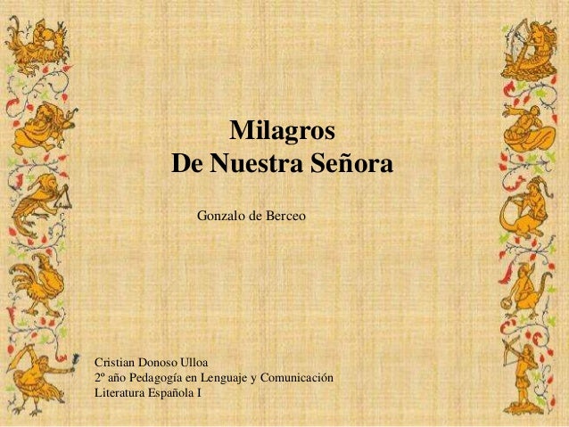 Los Milagros de Nuestra Señora.