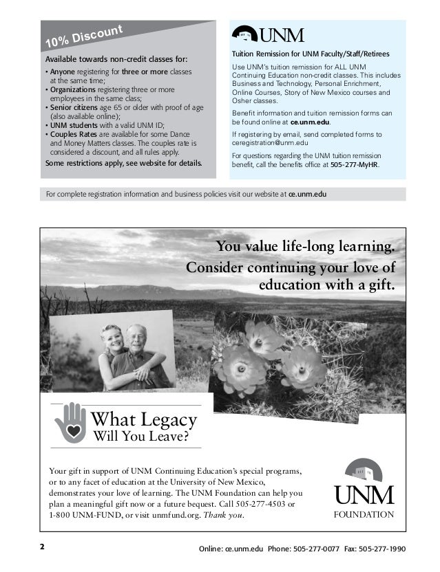 Online Continuing Education Unm Online Continuing Education